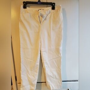 Jones New York Womens Capris- White Size 4 Petite